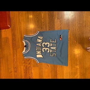 larry bird indiana state jersey
